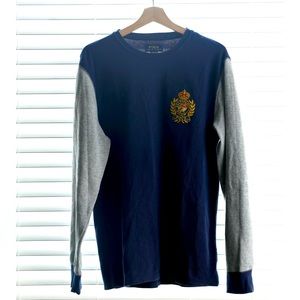 Polo long sleeves crew neck for mens in L